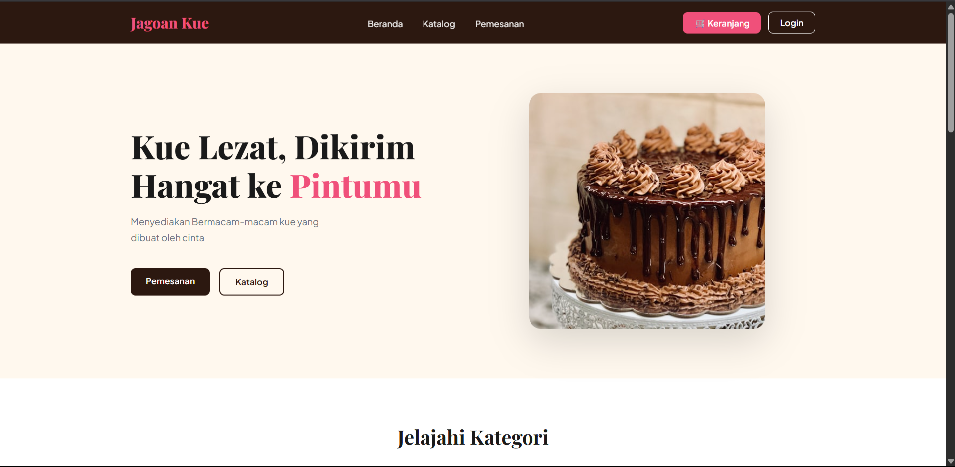E-Commerce Jagoan Kue